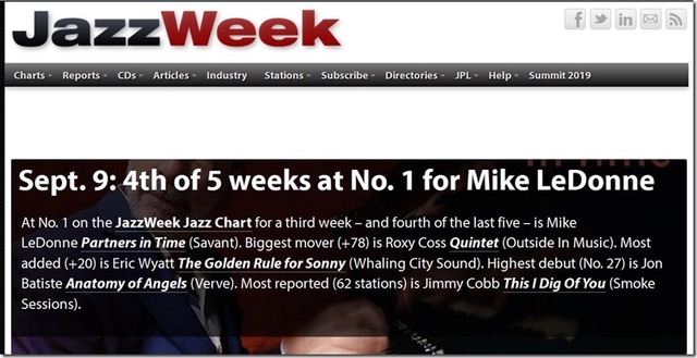 jazz week chart image